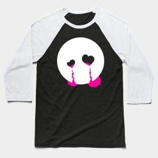 Crying heart emoji Baseball T-Shirt